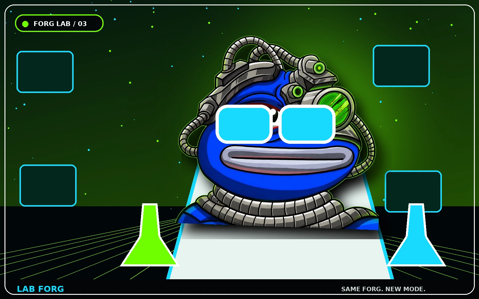 Lab Forg scientist character variant